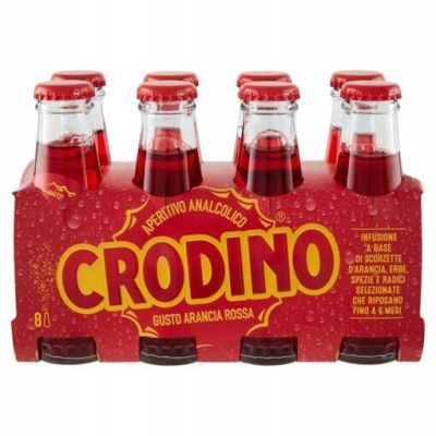 Napój Gusto Arancia Rossa 8x100ml - Crodino aperitif