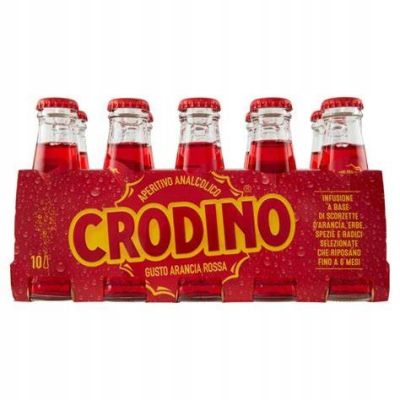 Napój Gusto Arancia Rossa 10x100ml - Crodino aperitif