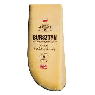 Ser długo dojrzewający Bursztyn 180g - Skarby Serowara