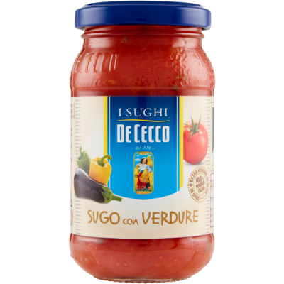 Sugo Con Verdure 200gr btl - De Cecco