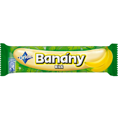 Banany w białej czekoladzie 42g - Orion