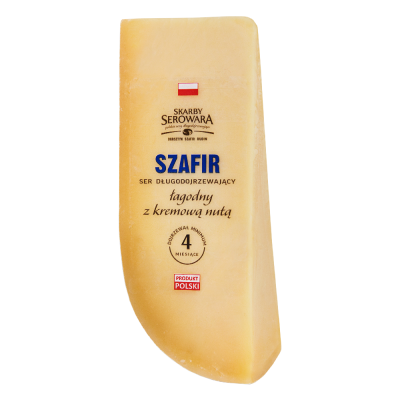 Ser długo dojrzewający Szafir 180g - Skarby serowara