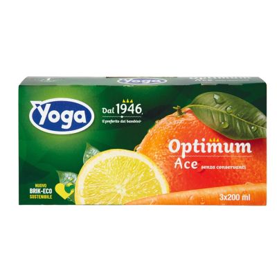 Sok w kartoniku Brik Ace 3x200ml - Yoga
