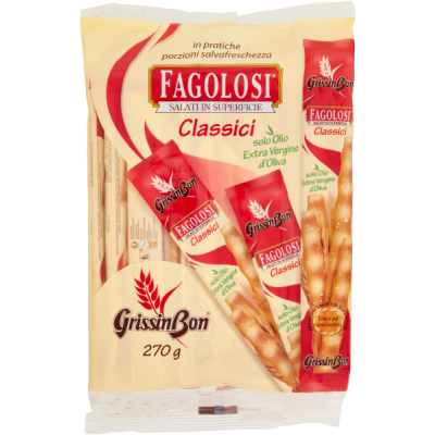 Klasyczne włoskie paluszki chlebowe 270g - GrissinBon