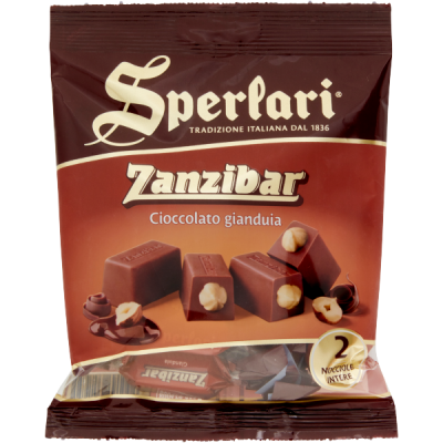 Cukierki nugatowe  Zanzibar Cioccolato Gianduia 117g - Sperlari