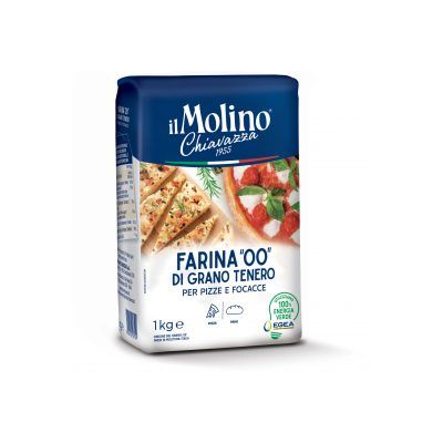 Mąka Farina 00 di Grano Tenero per Pizza e Focacce 1 kg - il Molino Chiavazza