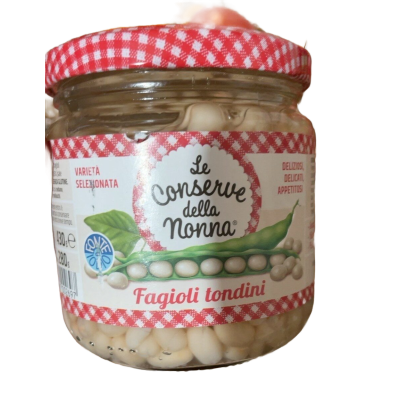 Fasola Fagioli Tondini 430g - Conserve della Nonna