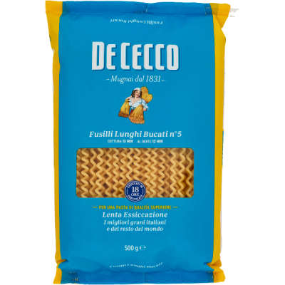 Makaron Fusilli Lunghi Bucati n5 500g - De Cecco