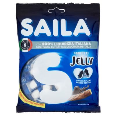 Żelki lukrecjowe Jelly Liquirizia 75g - Saila