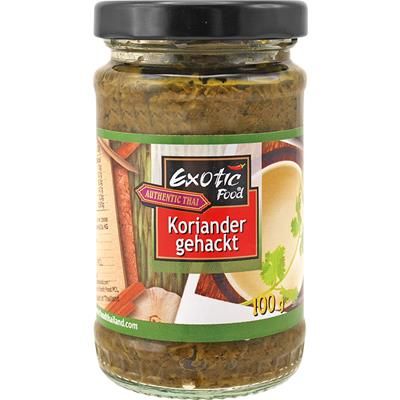 Kolendra siekana w oleju sojowym 100g - Exotic Food