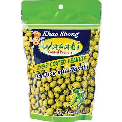 Orzeszki ziemnie z wasabi 140g - Khao Shong