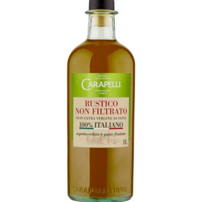 Carapelli Oliwa Extra Vergine Rustico 1l Włoskie Delikatne Smaki