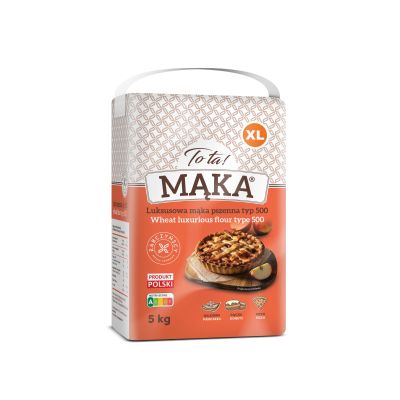 Mąka pszenna typ 500 5kg - Tota