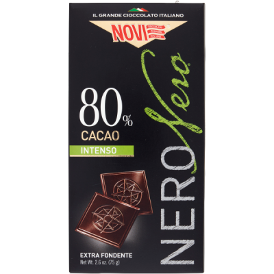 Czekolada gorzka 80% 75g - Novi