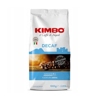 Kawa ziarnista Decaf bezkofeinowa 1kg - Kimbo