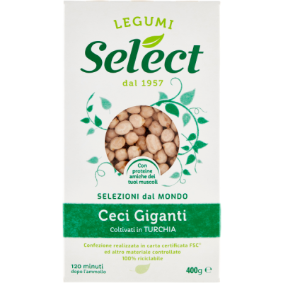 Ciecierzyca Ceci Giganti 400g - Legumi Select