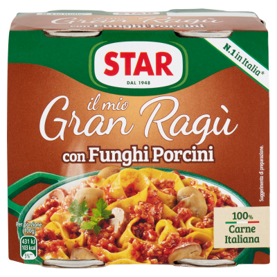 Ragu Funghi Porcini 2x180g - psz Star