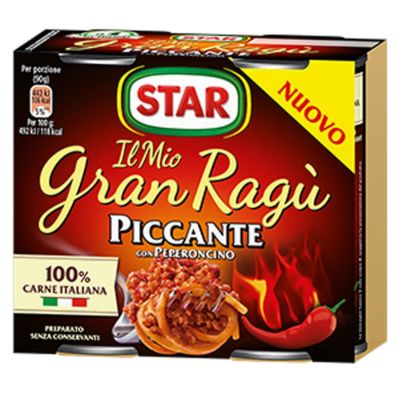 Ragu Piccante Con Peperoncino 2x180g psz - Star