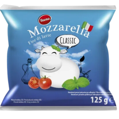 Mozzarella classic włoska 125g - Buona