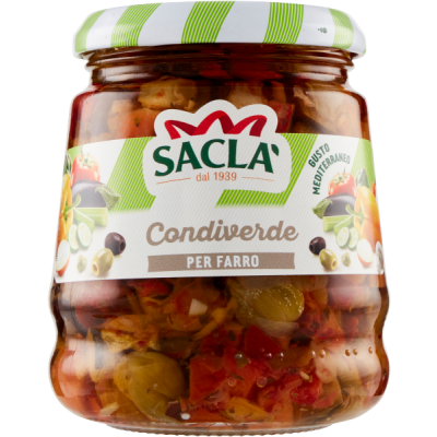 Mieszanka warzywna Condiverde Farro 285g - Sacla