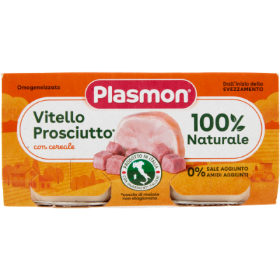 Obiadek Vitello prosciutto con cereale 2x80g - Plasmon