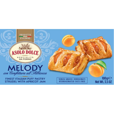 Ciastka Melody Albicocca 100g - Asolo Dolce