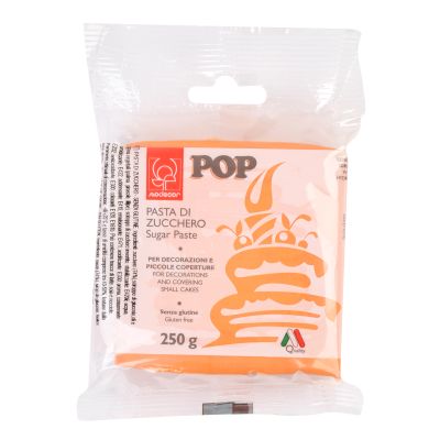 Masa cukrowa Masa cukrowa Pasta Di Zucchero Pop Arancio Pastello 250g - Modecor