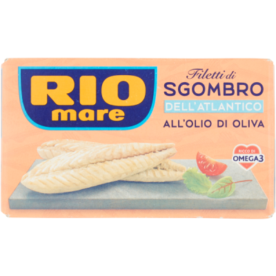 Filetti di sgombro all'olio d'oliva 125 g - Riomare