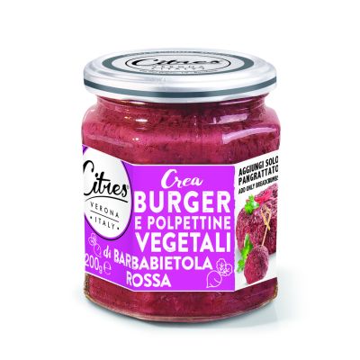 pasta na burgery (kotleciki) z buraka Burger e Polpettine Vegetali 200g - Citres