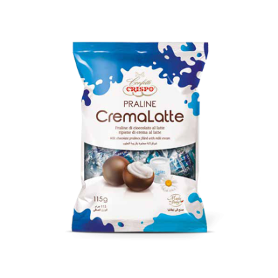 Czekoladki Praline CremaLatte 115g - Crispo