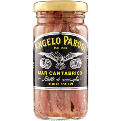 Sardele Alici del Cantabrico Olio Evo 100g - Angelo Parodi