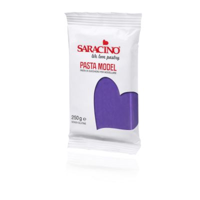 Fioletowa masa cukrowa do modelowania Violet Model Paste 250g - Saracino