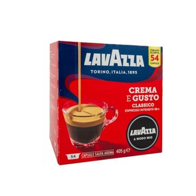 [SP] Kapsułki kawy Crema&Gusto Nespresso 54szt - Lavazza, Uszkodzone opakowanie, 1 szt ubytku