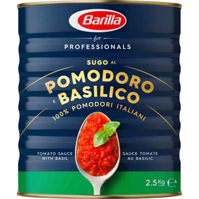 Sos pomidorowy Sugo Pomodoro e Basilico 2,5kg - Barilla