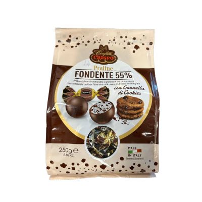 Czekoladki Confetti Fondete 55% Cocoa Pralines 250g - Crispo