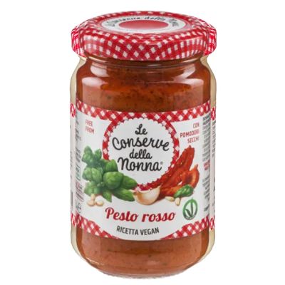 Pesto rosso Ricetta vegan 190g - Conserve della Nonna