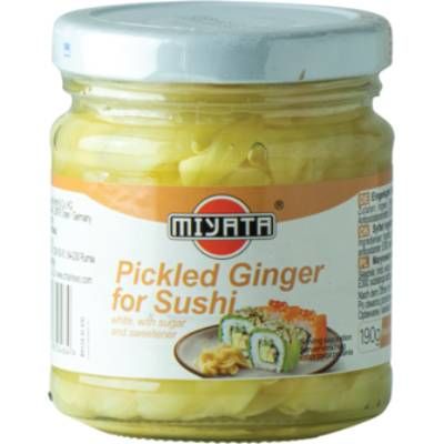 Imbir biały do sushi Pickled Ginger 190g - Miyata