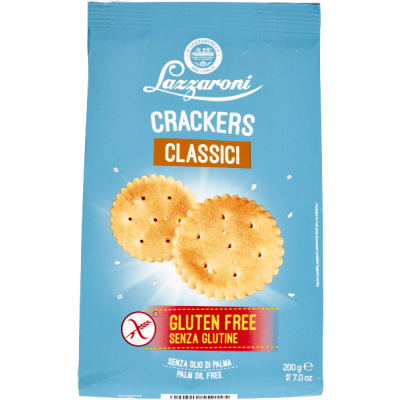 Krakersy Crackers Senza Glutine Classici 200g - Lazzaroni