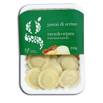 Pierożki Ravioli Irpini z ricottą, provolą i szynką wędzoną 250g - Graziano