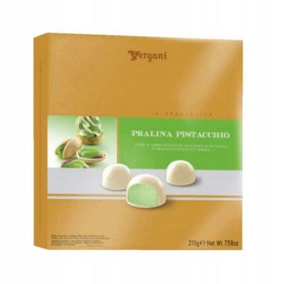 Ekskluzywne Praliny Pistacjowe 215g - Vergani Box