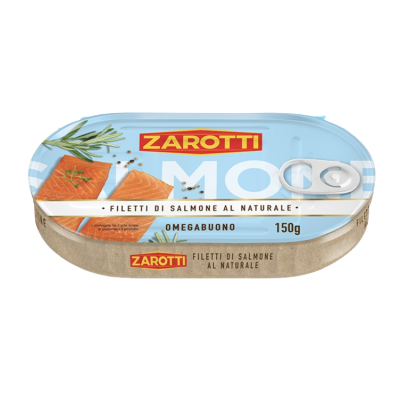 Filety z łososia Filetti Salmone Naturale 150g - Zarotti