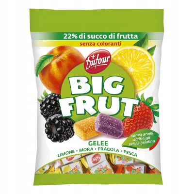 Gelle Big Fruit 150g - 120 Galaretek Owocowych Dufour