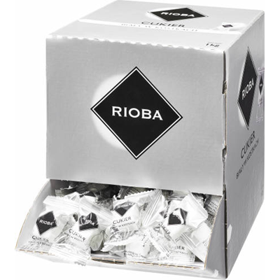Cukier Biały w kostkach 1kg - Rioba