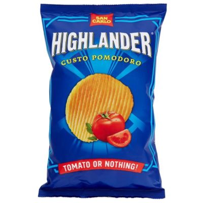 Chipsy Patatine Highlander Tomato 130g - San Carlo