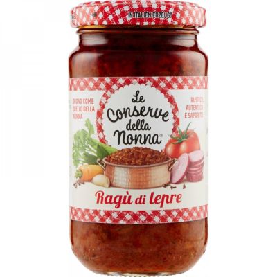 Sos Ragu di Lepre 190g - Conserve della Nonna