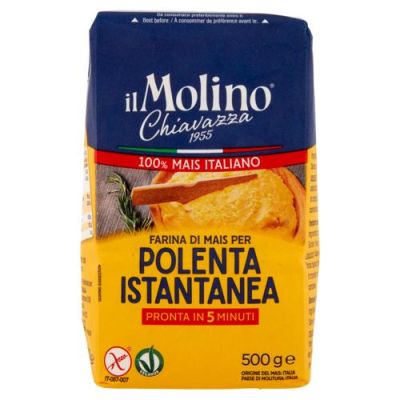 Mąka kukurydziana instant polenta Farina di Mais per Polenta Istantanea 500g - il Molino Chiavazza