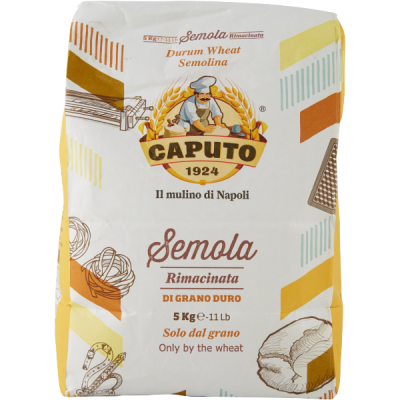 [SZ]  Mąka Semola Rimacinata 5kg - Caputo, Uszkodzone opakowanie, ubytek 0.05kg