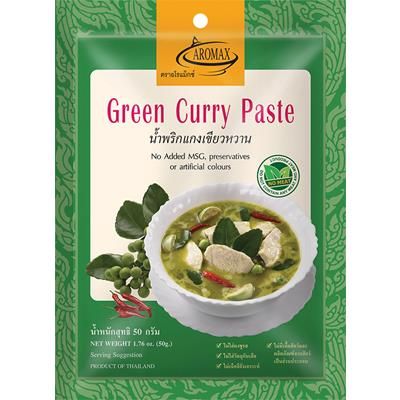 Pasta curry zielona 50g - Aromax