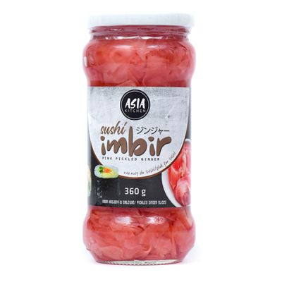 Imbir marynowany różowy 360g - Asia Kitchen