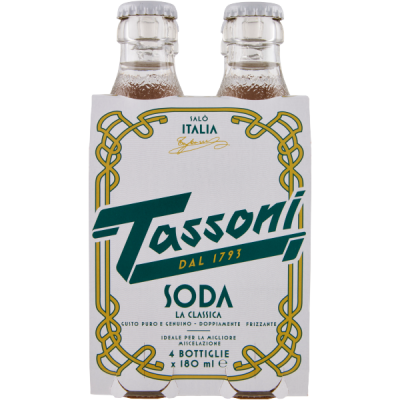 Woda Soda Water 4x180ml - Tassoni